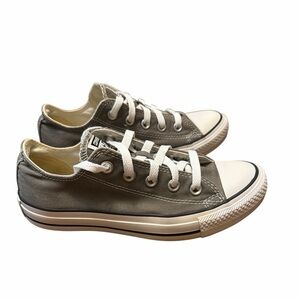 Converse Chuck Taylor Low Top Sneakers Taupe Canvas Womens 6